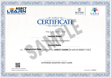 Certificate Sample - Aisect Learn