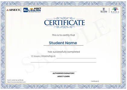 12 weeks Certificate.